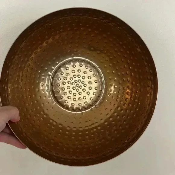 Copper & black large bowl - Picture 5 of 6